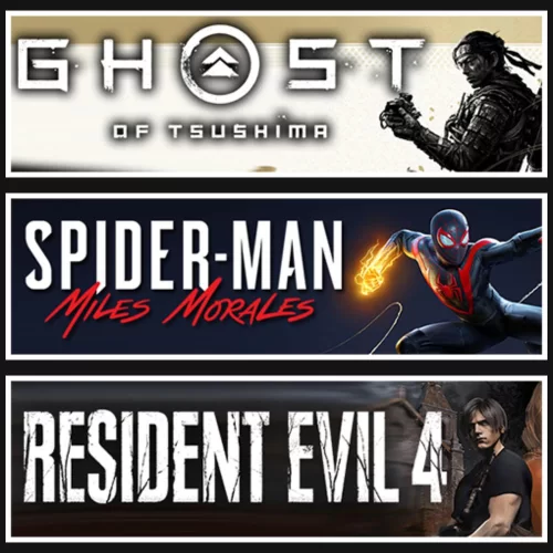  Ghost Of Tsushima +Miles +Resident Evil 4